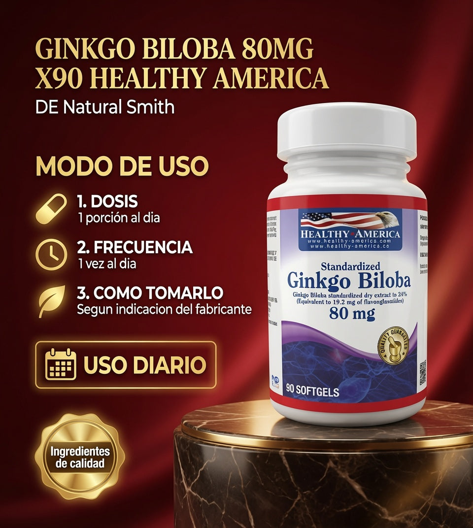 GINKGO BILOBA 80MG X90 HEALTHY AMERICA ia_4