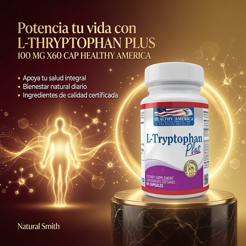 L-THRYPTOPHAN PLUS 100 MG X60 CAP HEALTHY AMERICA ia_3