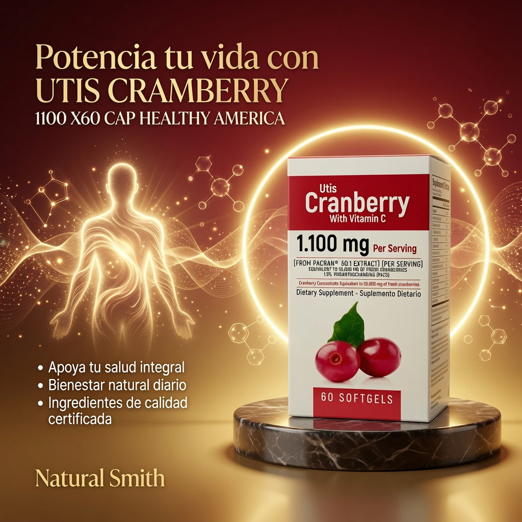 UTIS CRAMBERRY 1100 X60 CAP HEALTHY AMERICA ia_3