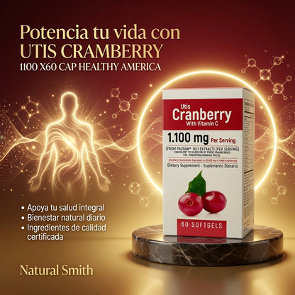 UTIS CRAMBERRY 1100 X60 CAP HEALTHY AMERICA ia_3