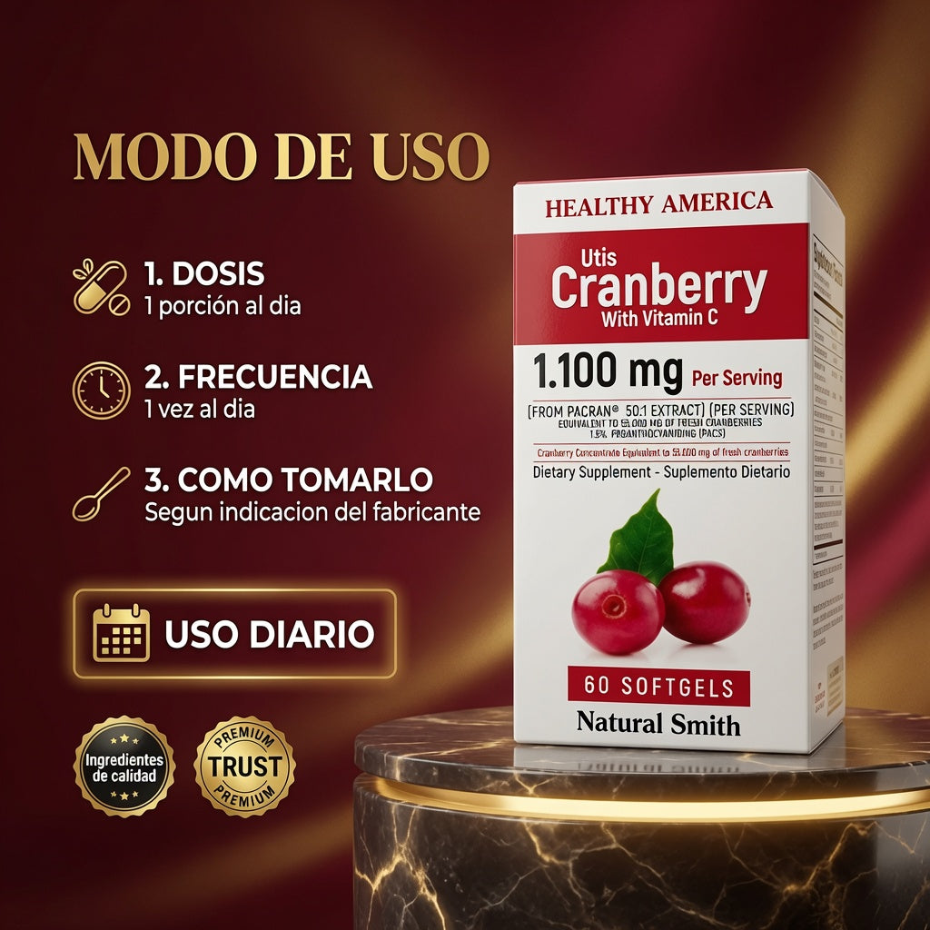UTIS CRAMBERRY 1100 X60 CAP HEALTHY AMERICA ia_4