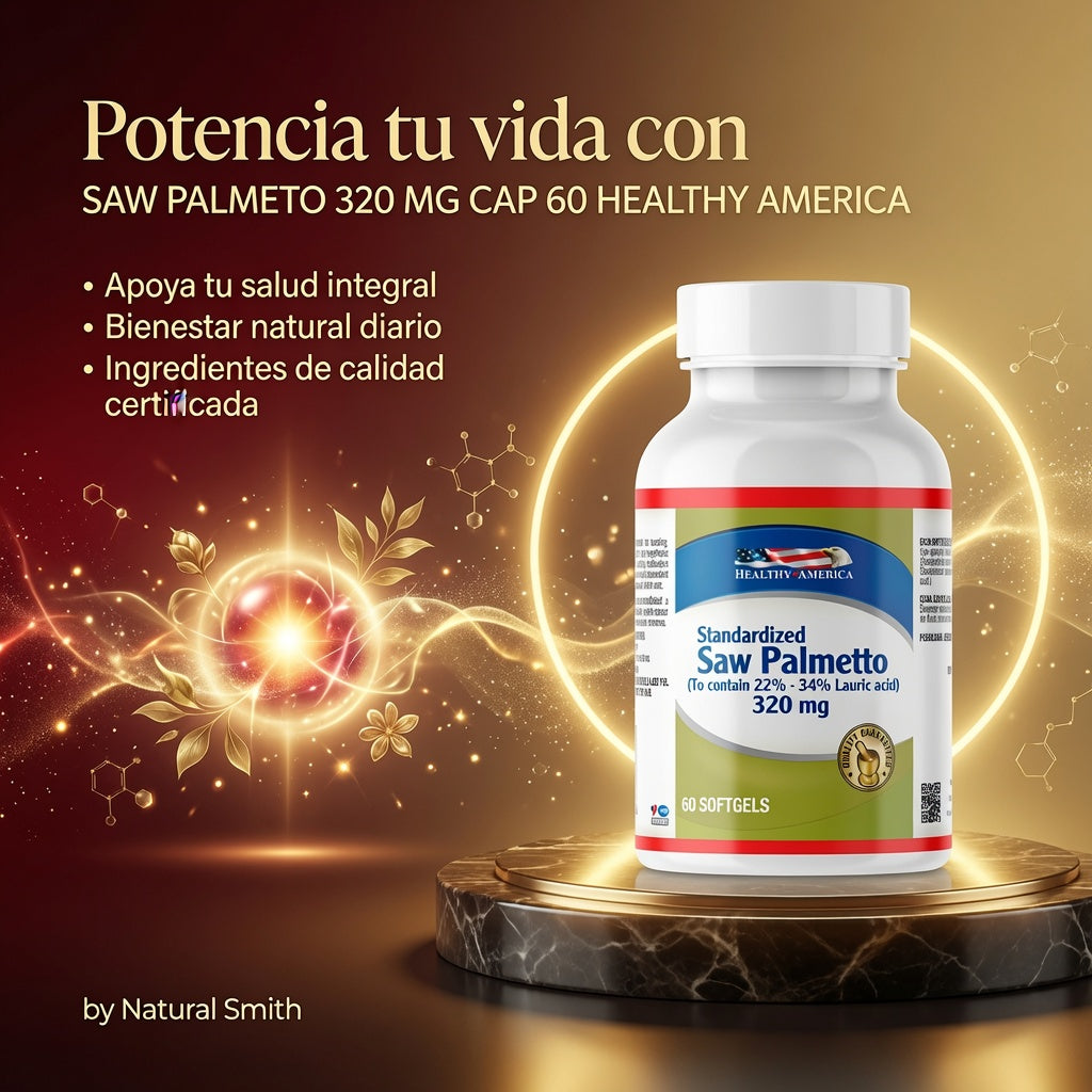 SAW PALMETO 320 MG CAP 60 HEALTHY AMERICA ia_3