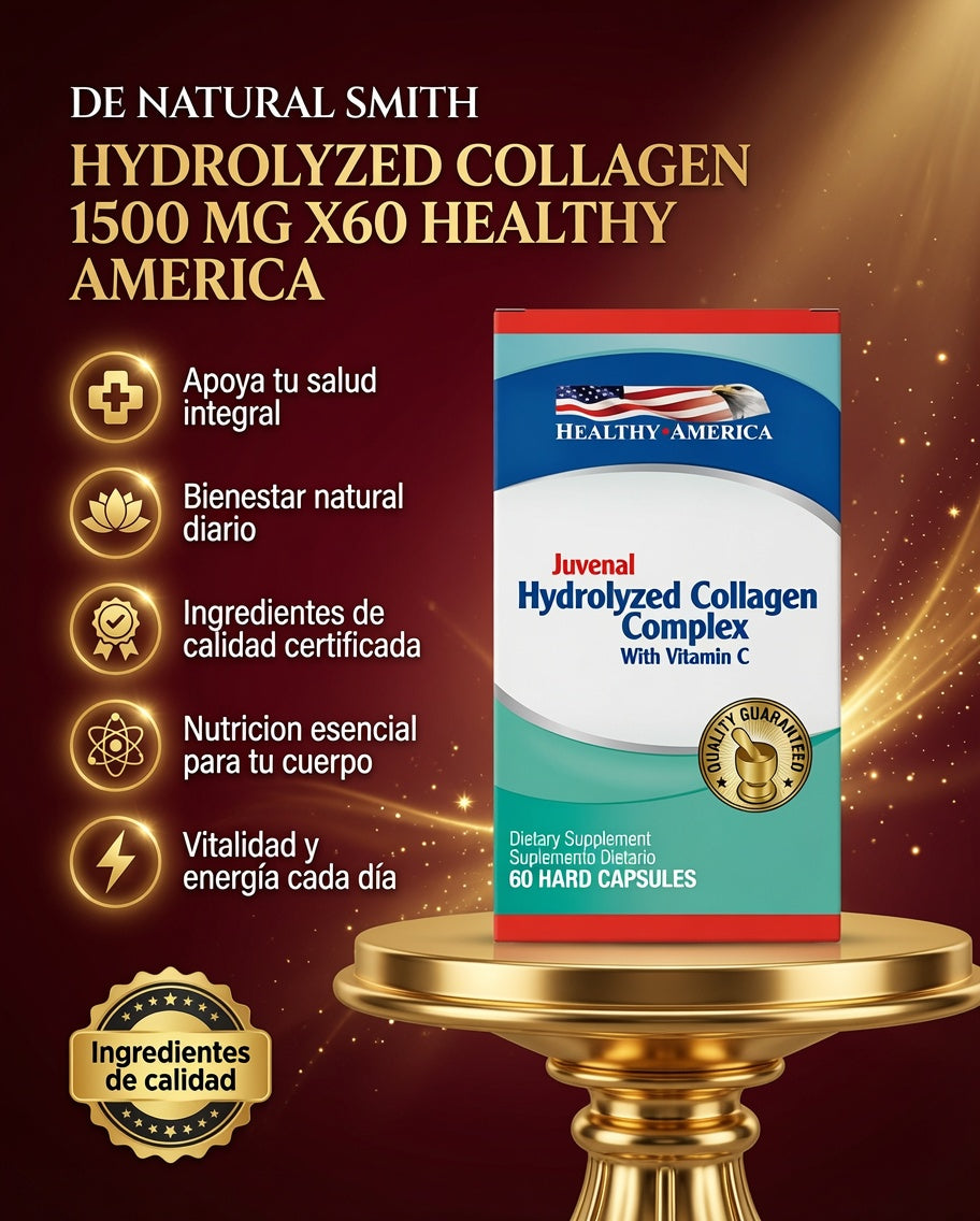 HYDROLYZED COLLAGEN 1500 MG X60 HEALTHY AMERICA ia_2
