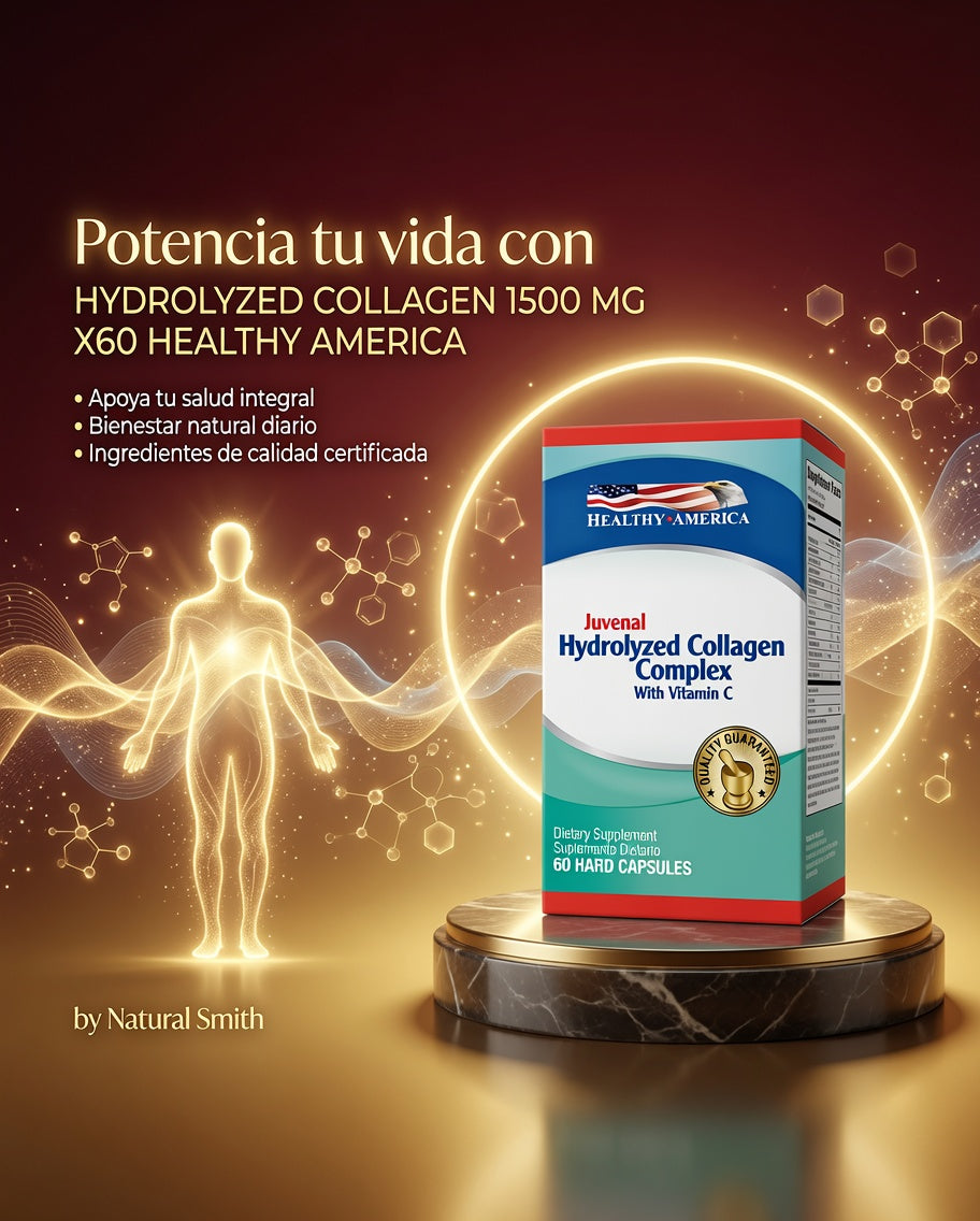 HYDROLYZED COLLAGEN 1500 MG X60 HEALTHY AMERICA ia_3