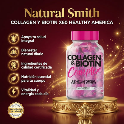 COLLAGEN Y BIOTIN X60 HEALTHY AMERICA ia_2