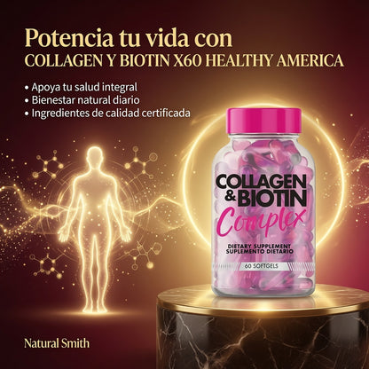 COLLAGEN Y BIOTIN X60 HEALTHY AMERICA ia_3