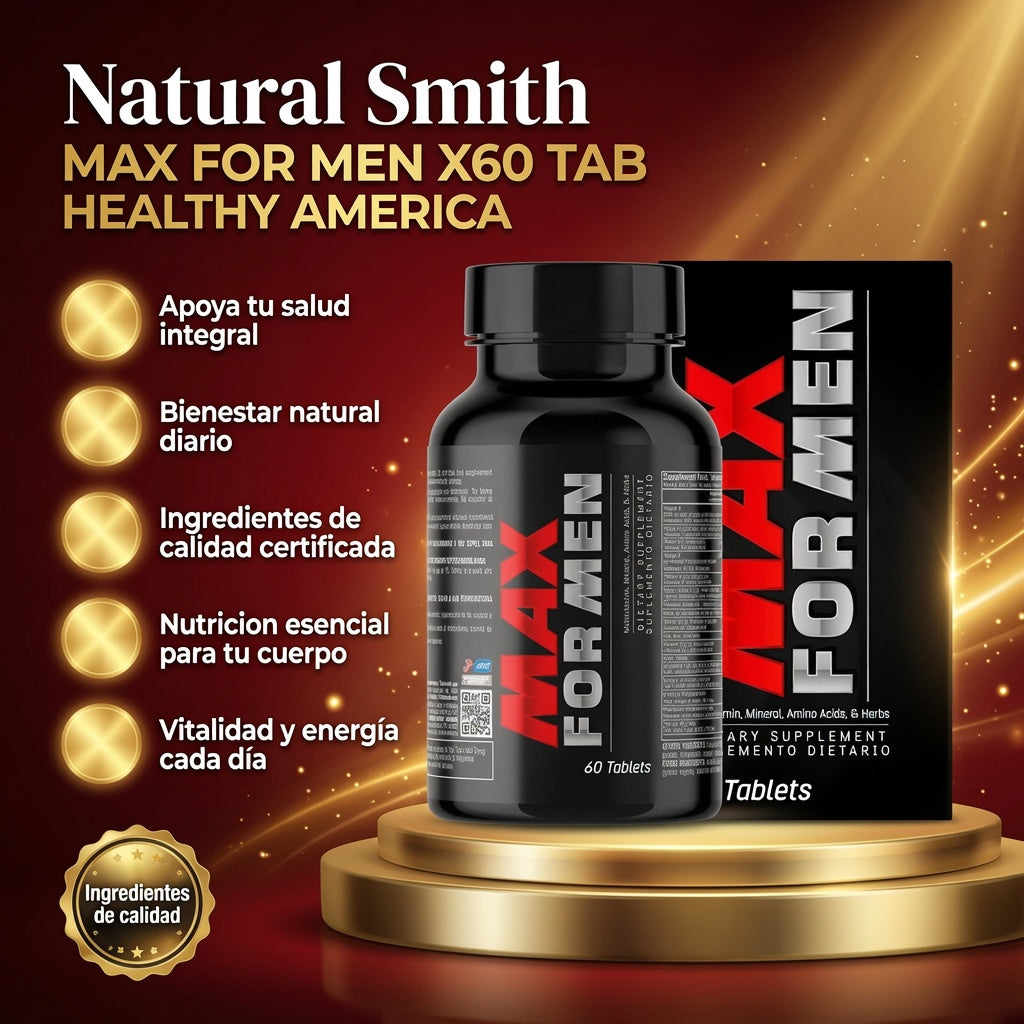 MAX FOR MEN X60 TAB HEALTHY AMERICA ia_2