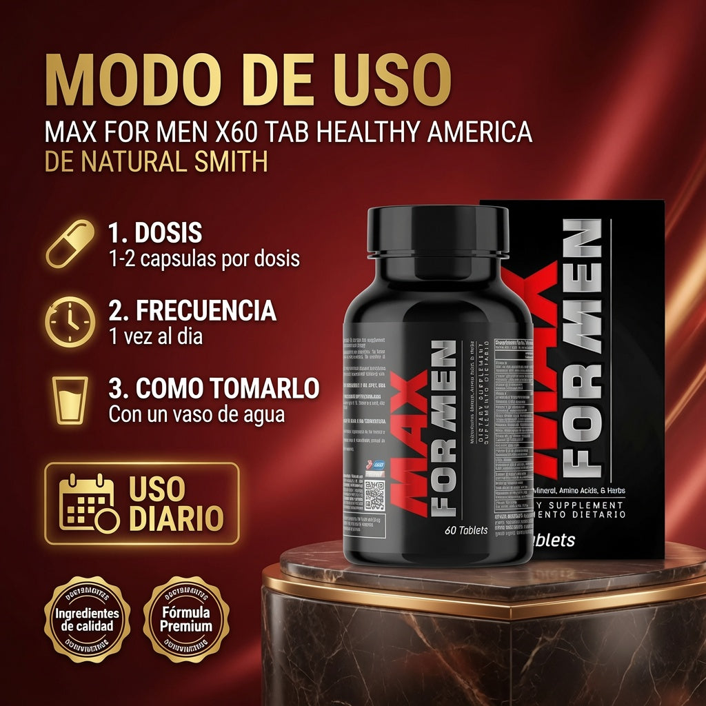 MAX FOR MEN X60 TAB HEALTHY AMERICA ia_4