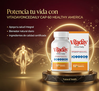 VITADAYONCEDAILY CAP 60 HEALTHY AMERICA ia_3