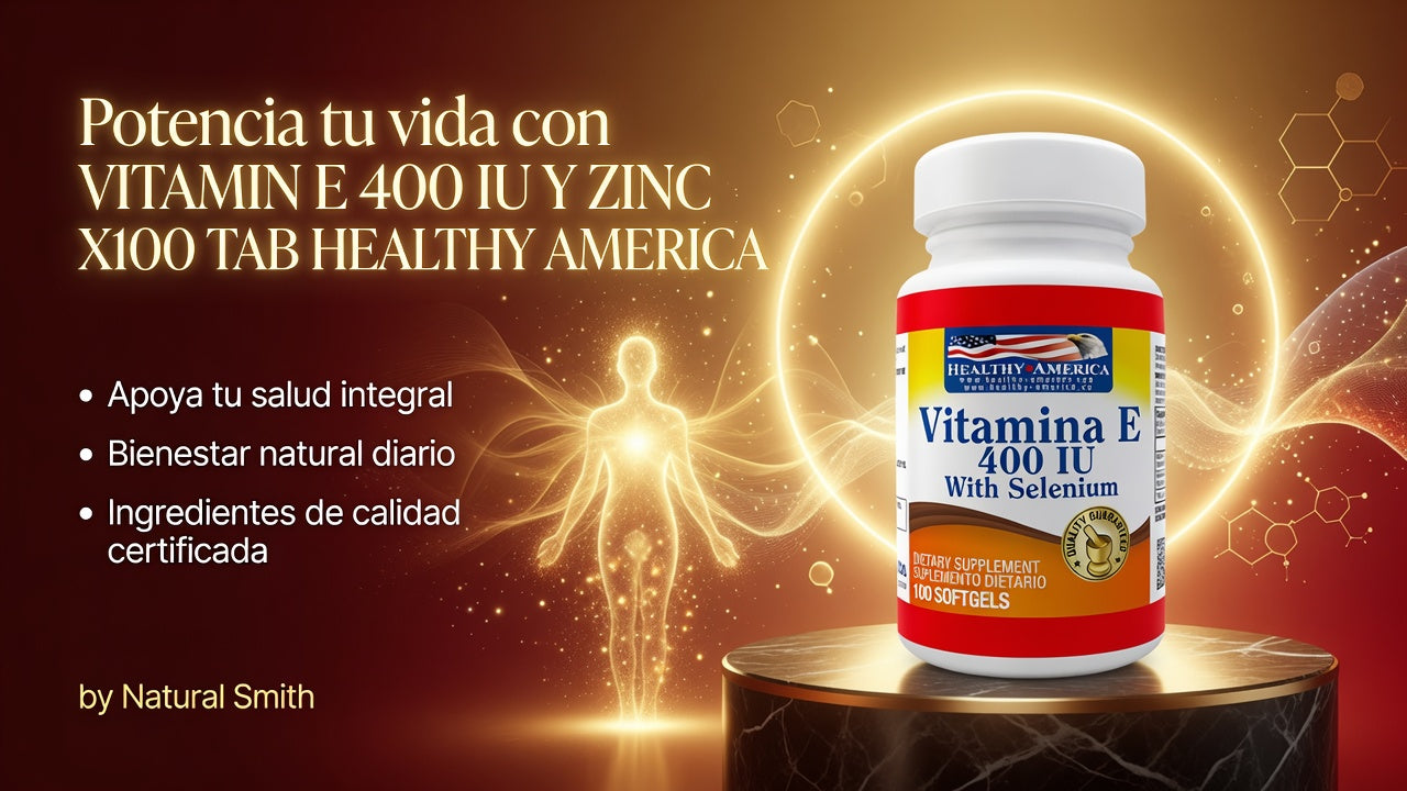 VITAMIN E 400 IU  Y ZINC X100 TAB HEALTHY AMERICA ia_3