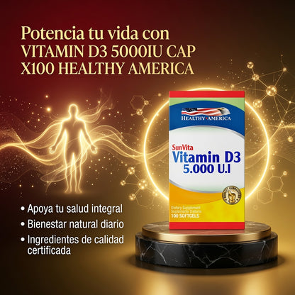VITAMIN D3 5000IU CAP X100 HEALTHY AMERICA ia_3