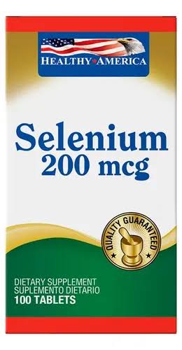 SELENIUM 200 MCG X100 TAB HEALTHY AMERICA principal
