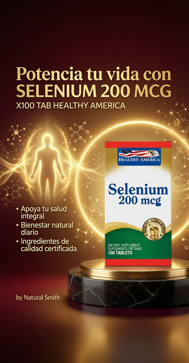 SELENIUM 200 MCG X100 TAB HEALTHY AMERICA ia_3
