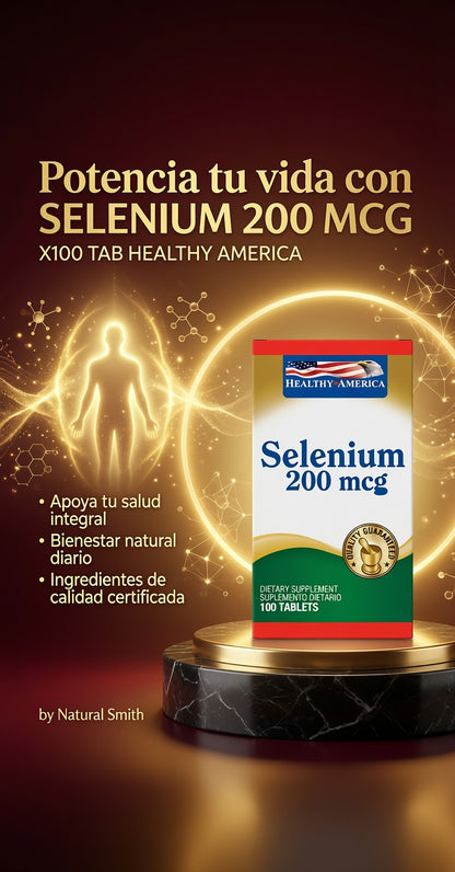 SELENIUM 200 MCG X100 TAB HEALTHY AMERICA ia_3