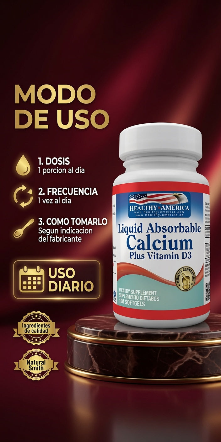 LIQUI ABSORBABLE CALCIUM X100 SOF HEALTHY AMERICA ia_4