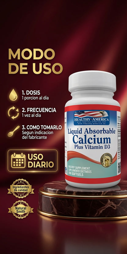 LIQUI ABSORBABLE CALCIUM X100 SOF HEALTHY AMERICA ia_4