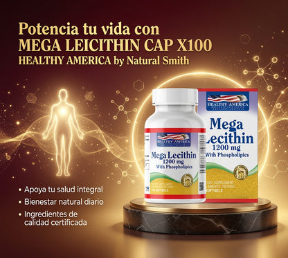 MEGA LEICITHIN CAP X100 HEALTHY AMERICA ia_3