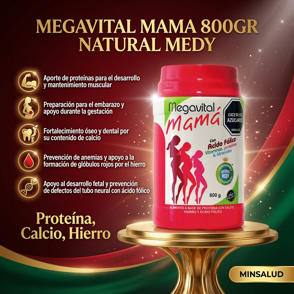 MEGAVITAL MAMA 800GR NATURAL MEDY ia_2