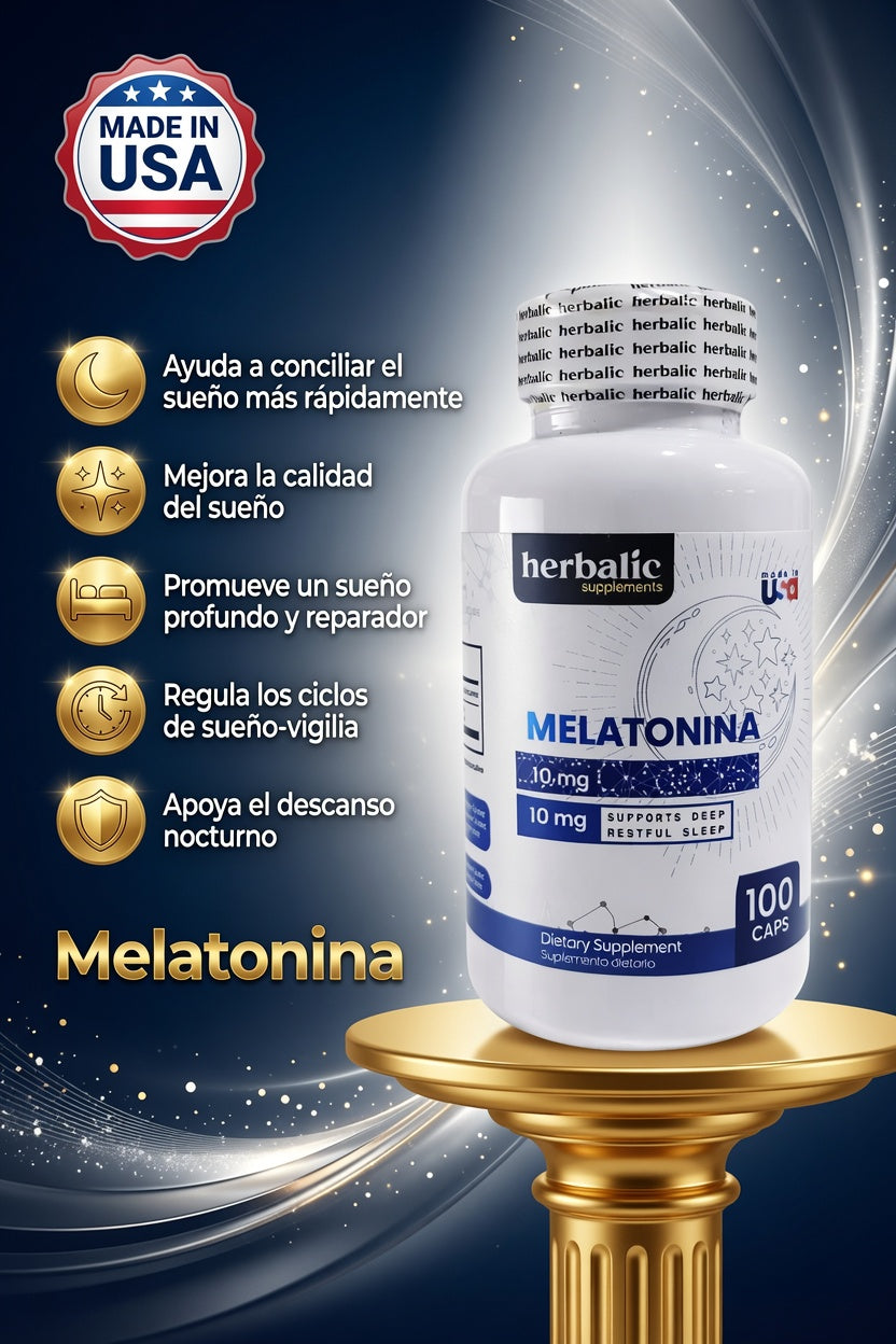 MELATONINA 10MG X100 HERBALIC ia_2
