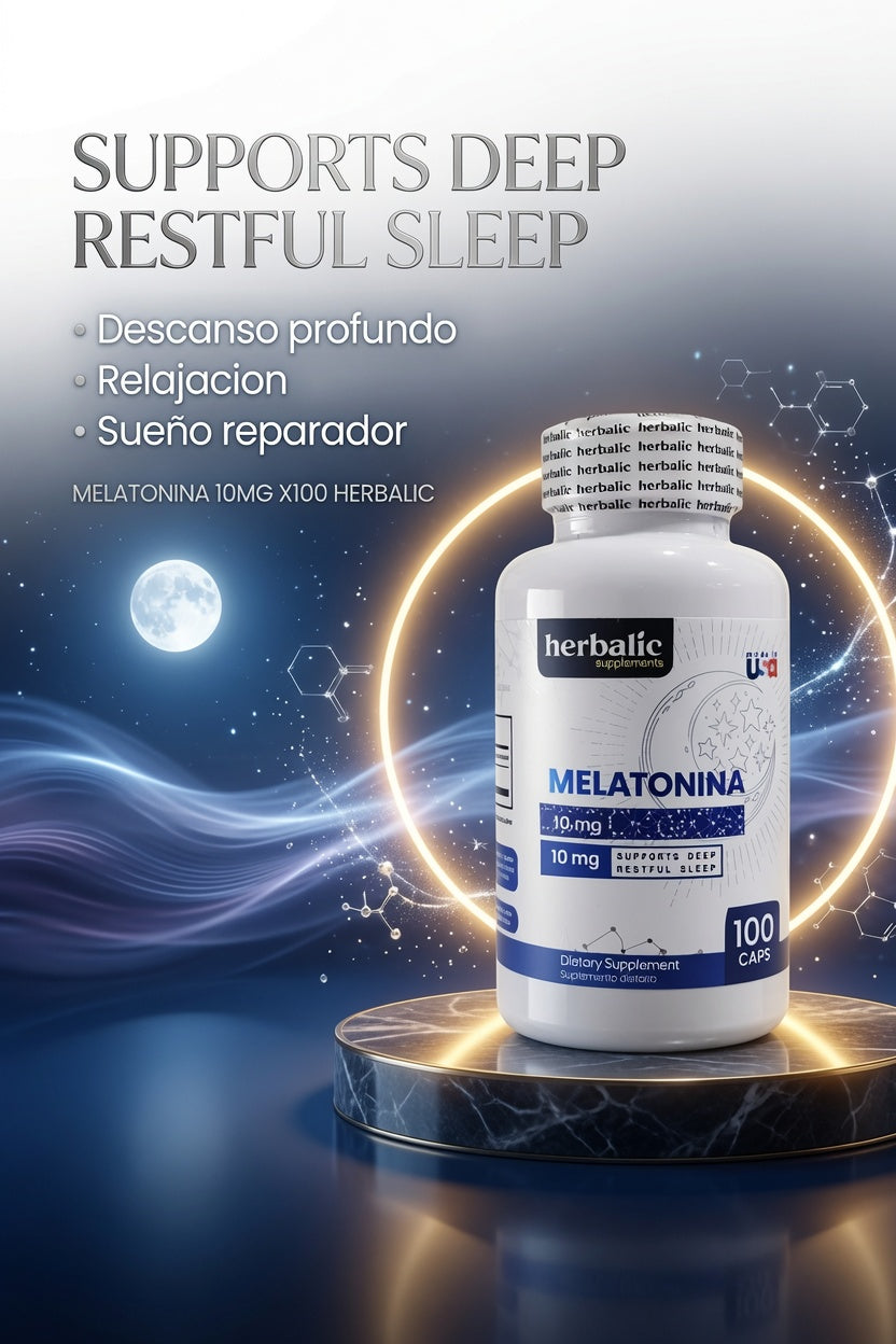 MELATONINA 10MG X100 HERBALIC ia_3