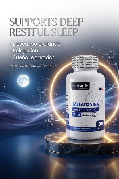 MELATONINA 10MG X100 HERBALIC ia_3