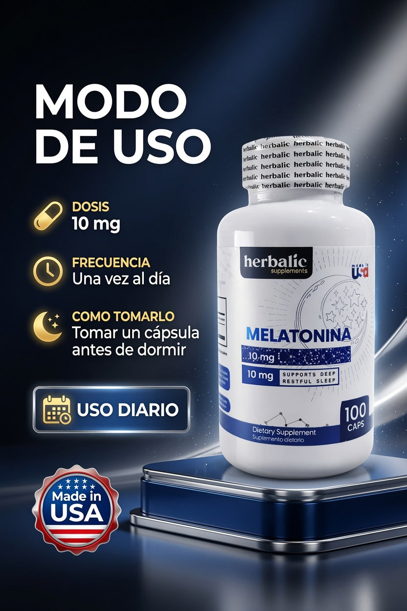 MELATONINA 10MG X100 HERBALIC ia_4