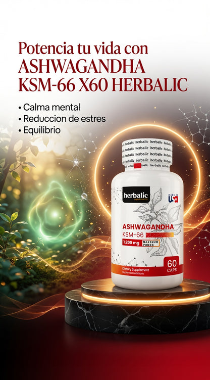 ASHWAGANDHA KSM-66 X60 HERBALIC ia_3