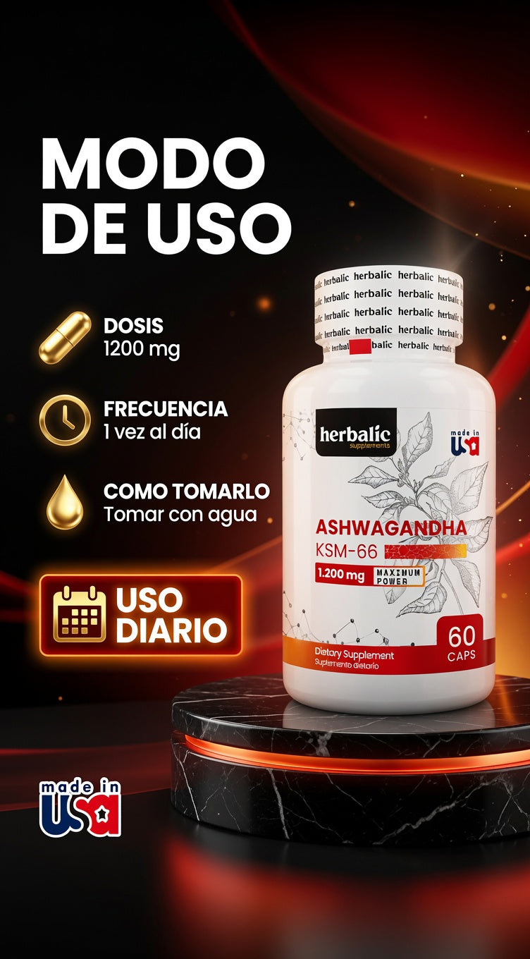 ASHWAGANDHA KSM-66 X60 HERBALIC ia_4