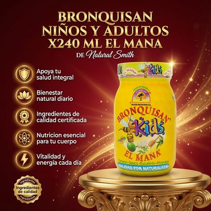 BRONQUISAN NIÑOS Y ADULTOS X240 ML EL MANA ia_2