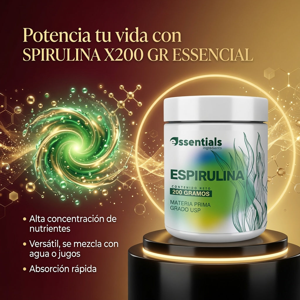 SPIRULINA X200 GR ESSENCIAL ia_3
