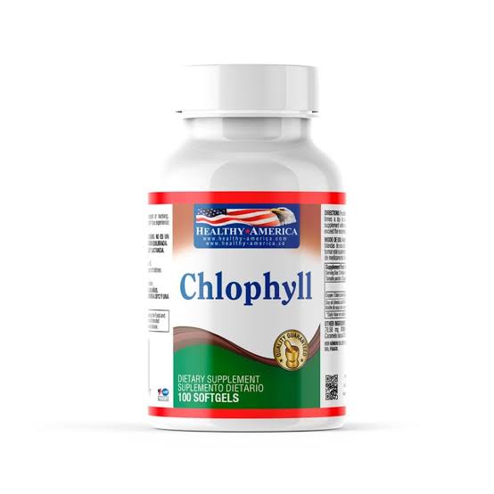 CHLOPHYLL 100MG X100 CAPS. HEALTHY AMERICA principal