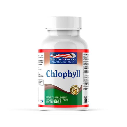 CHLOPHYLL 100MG X100 CAPS. HEALTHY AMERICA principal