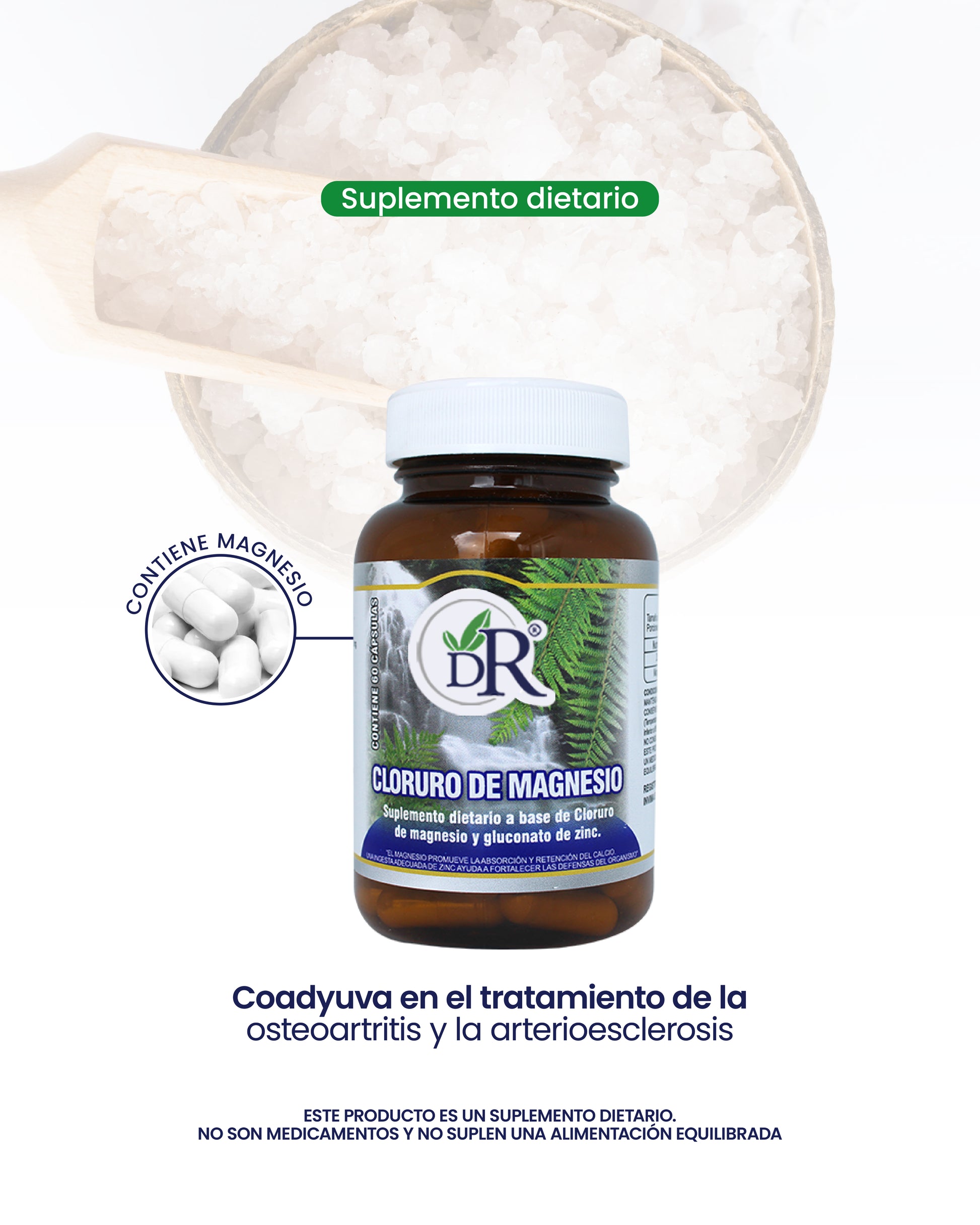 CLORURO DE MAGNESIO CAP X60 DOCTOR ROJAS principal