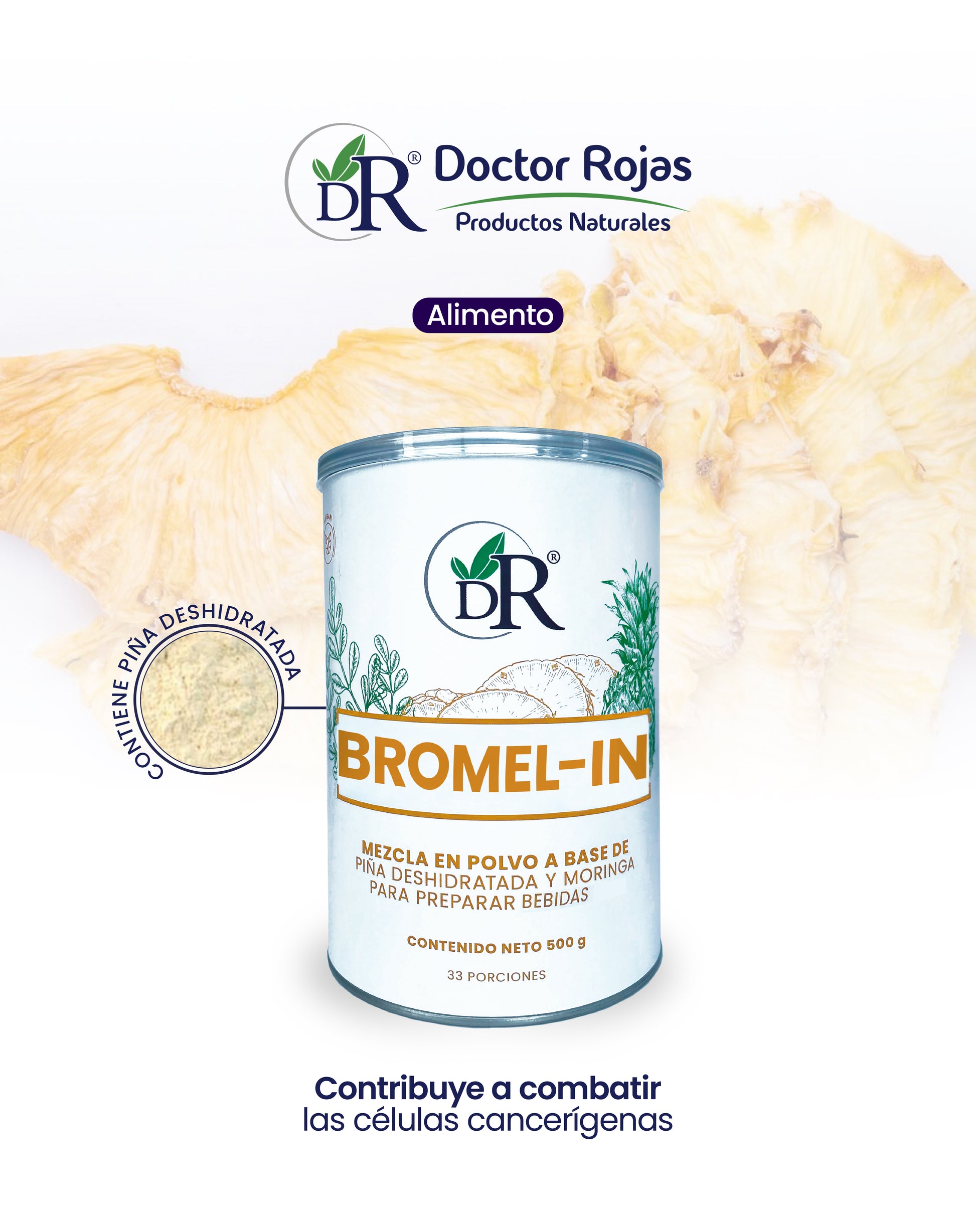 BROMELINA X500 JARABE DOCTOR ROJAS principal