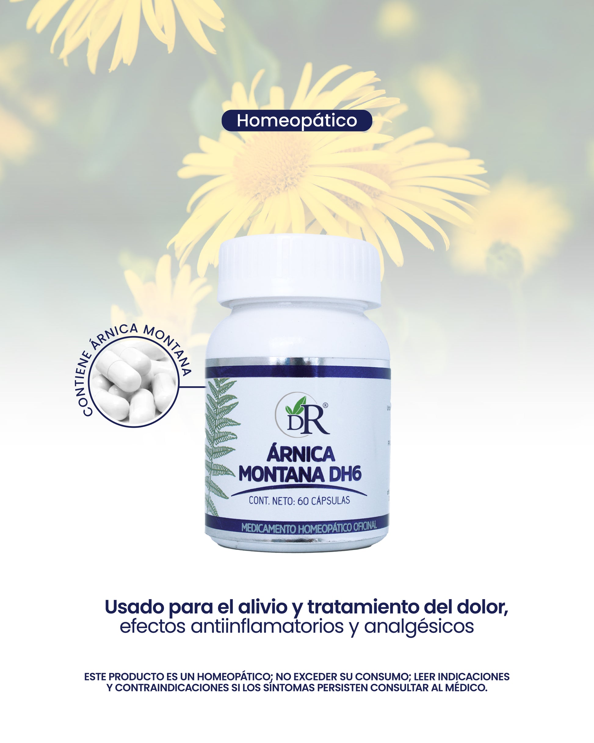 ARNICA MONTANA X60 CAPSULAS DOCTOR ROJAS principal