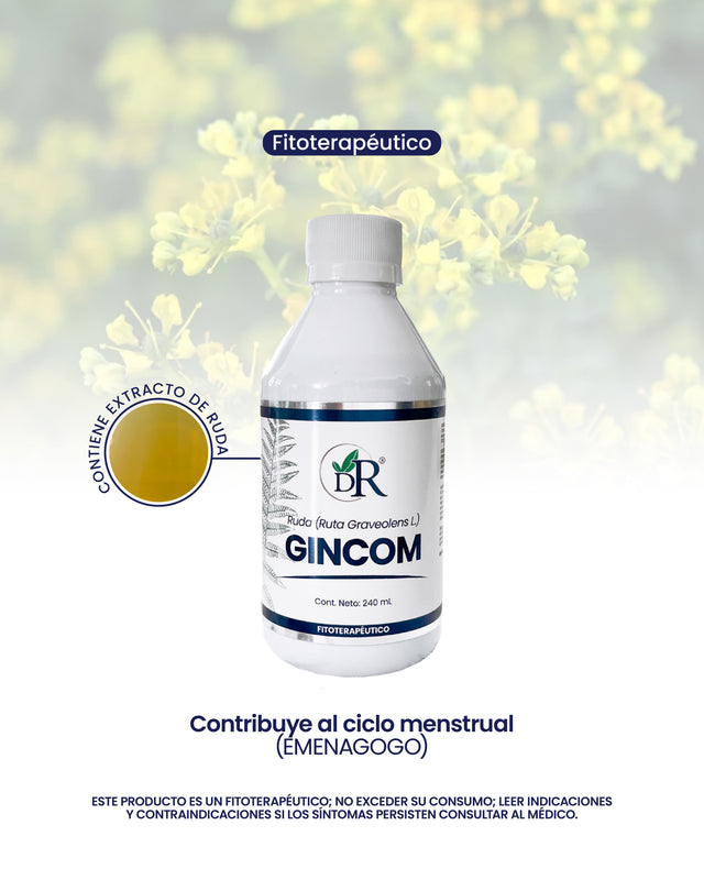 GINCOM JARABE X240 ML DOCTOR ROJAS principal
