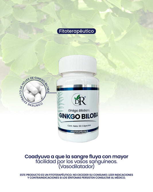 GINKGO BILOBA X60 CAPS. DOCTOR ROJAS principal