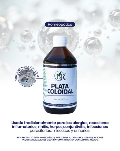 PLATA COLOIDAL X500 ML DOCTOR ROJAS principal