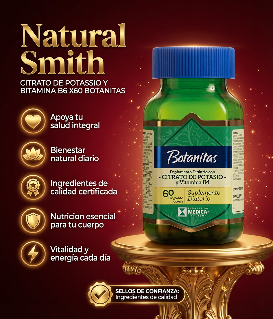 CITRATO DE POTASSIO Y BITAMINA B6 X60 BOTANITAS ia_2