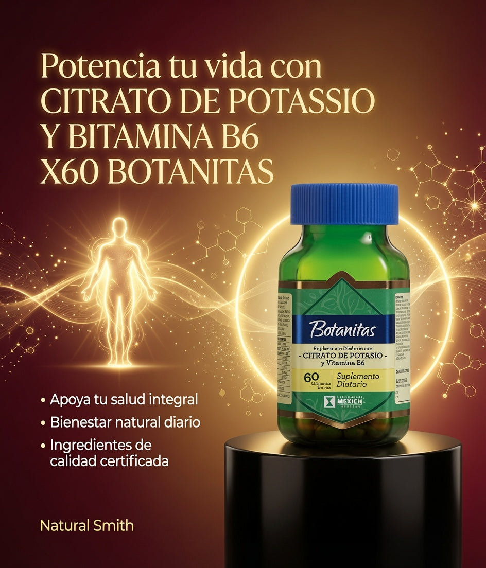 CITRATO DE POTASSIO Y BITAMINA B6 X60 BOTANITAS ia_3