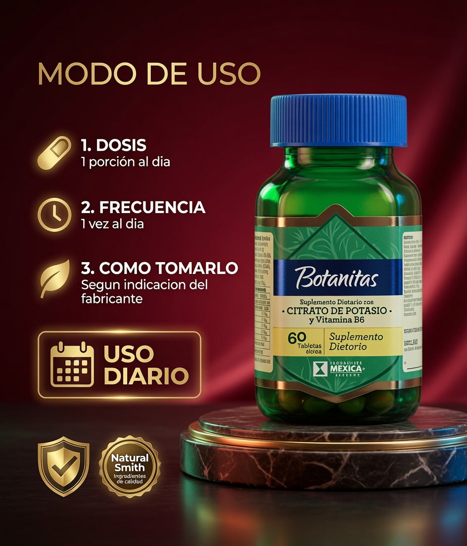 CITRATO DE POTASSIO Y BITAMINA B6 X60 BOTANITAS ia_4