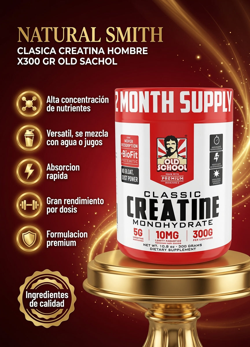 CLASICA CREATINA HOMBRE X300 GR OLD SACHOL ia_2