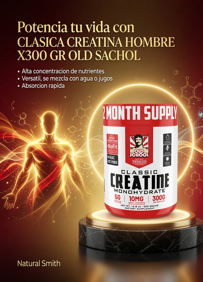 CLASICA CREATINA HOMBRE X300 GR OLD SACHOL ia_3