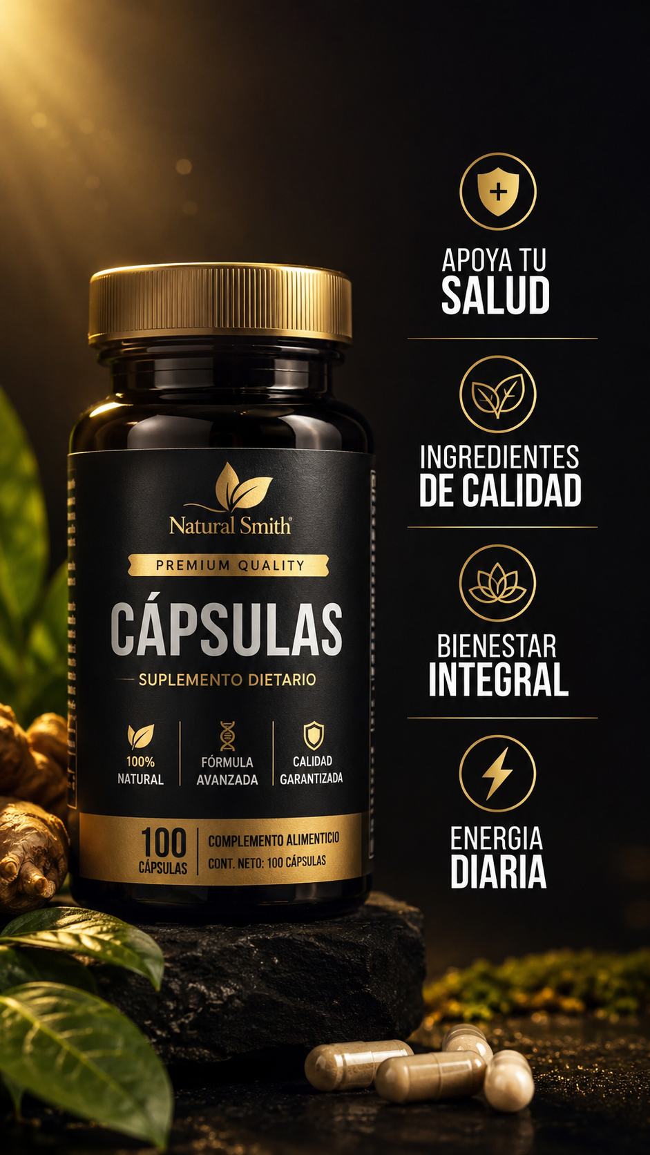 MAGNESIUM CITRATE X100 CAPS. GREENWORLD ia_2