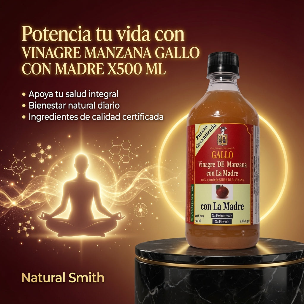 VINAGRE MANZANA GALLO CON MADRE X500 ML ia_3