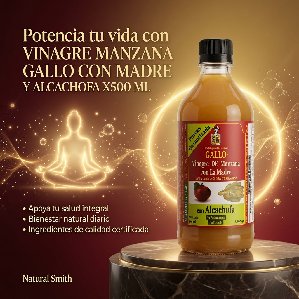 VINAGRE MANZANA GALLO CON MADRE Y ALCACHOFA X500 ML ia_3