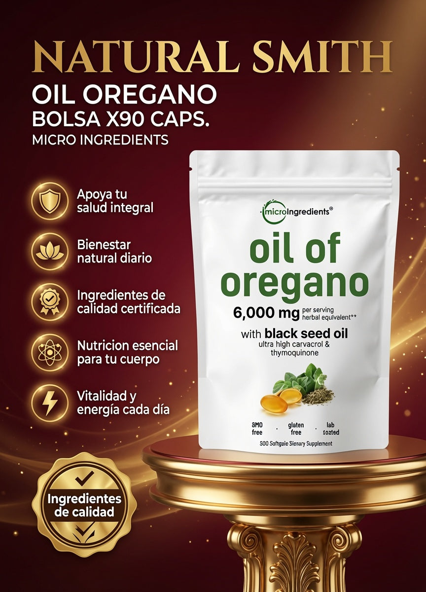 OIL OREGANO BOLSA X90 CAPS. MICRO INGREDIENTS ia_2