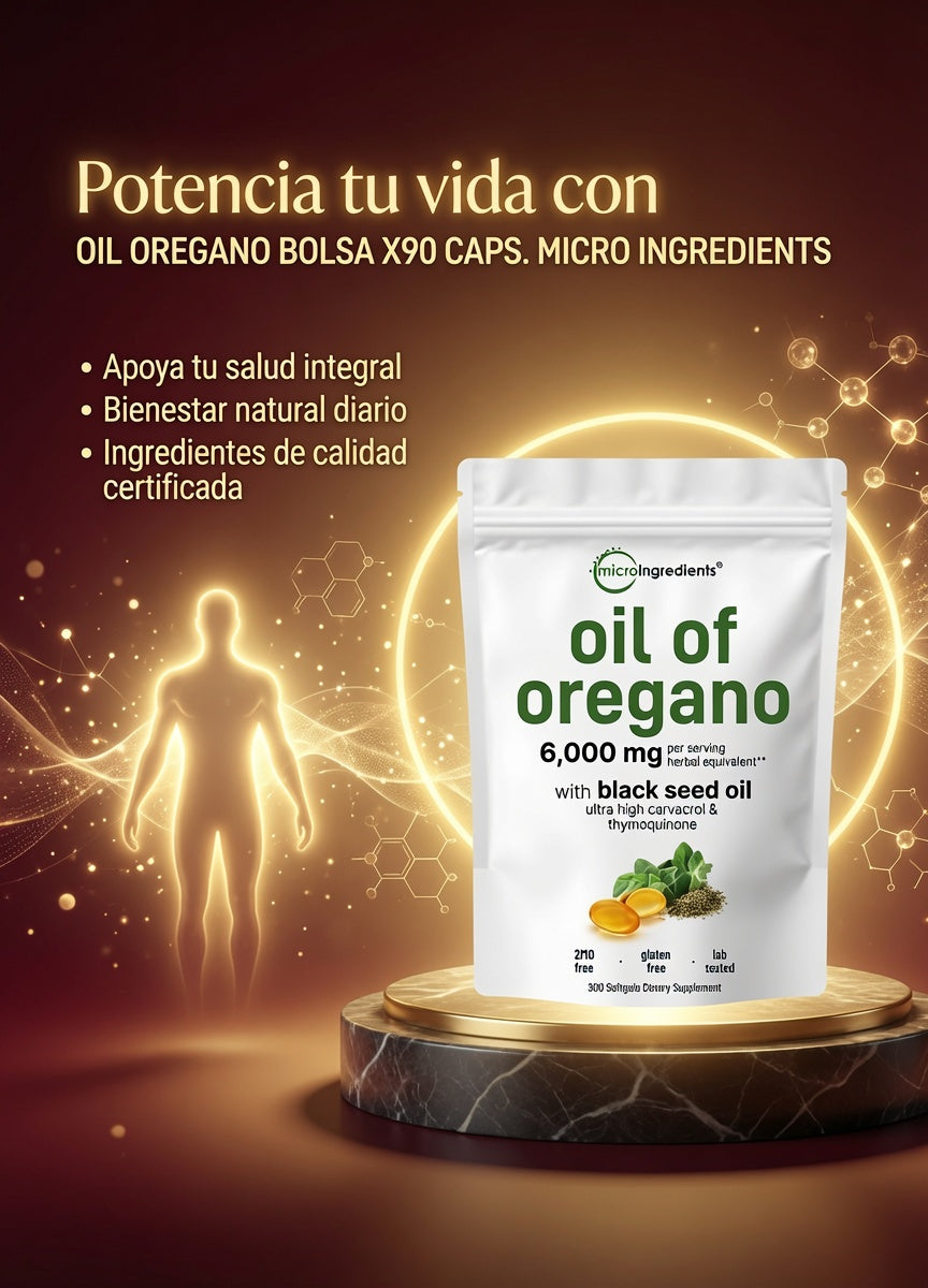 OIL OREGANO BOLSA X90 CAPS. MICRO INGREDIENTS ia_3