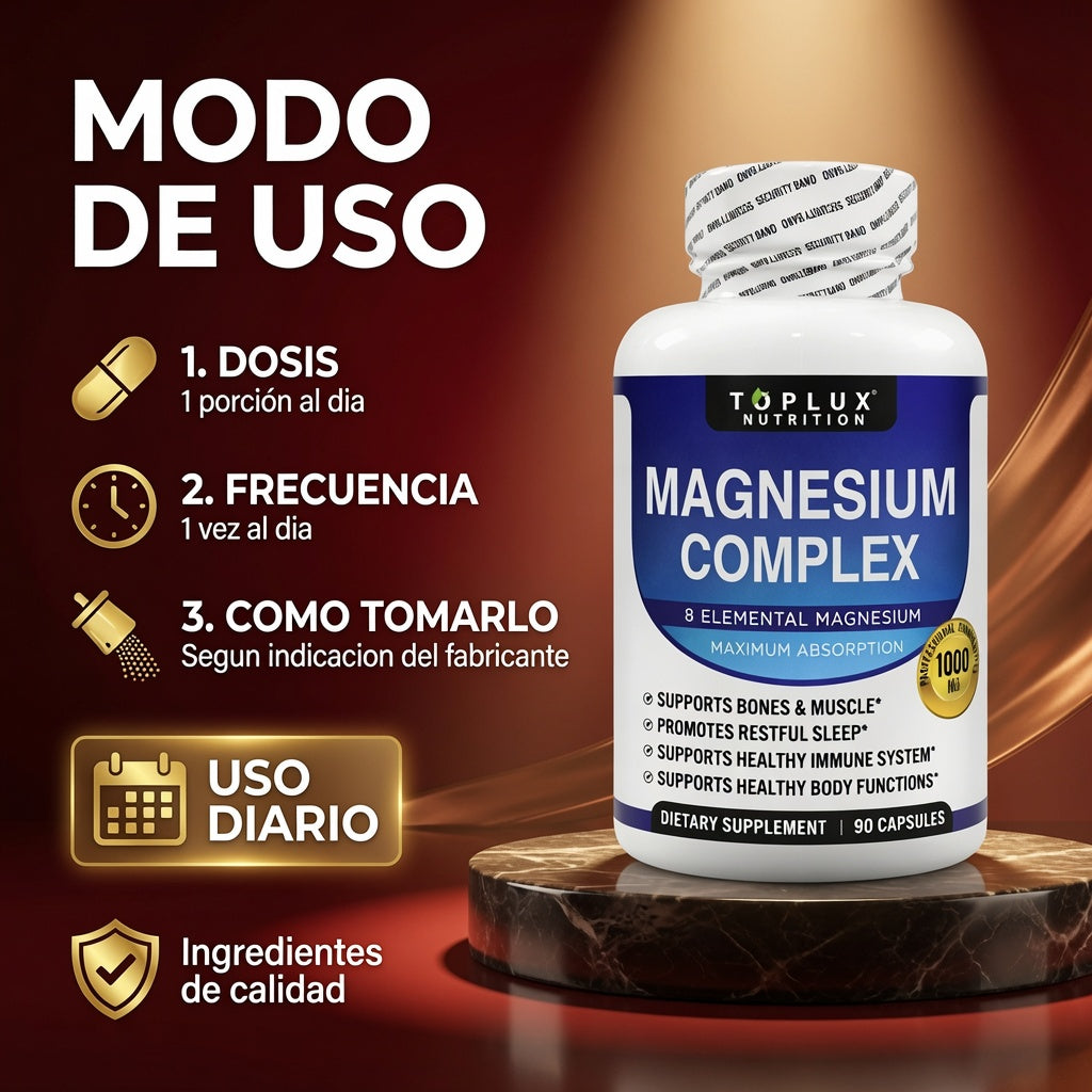 MAGNESIUM COMPLEX X 90 CAPS. TOPLUX ia_4