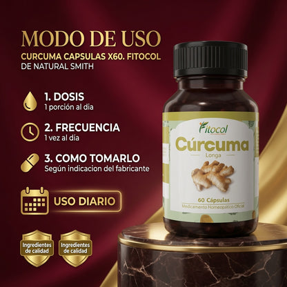 CURCUMA CAPSULAS X60. FITOCOL ia_4